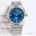 AAA Swiss Vacheron Constantin New Overseas Moon phase Retrograde 904L Steel Blue Watches